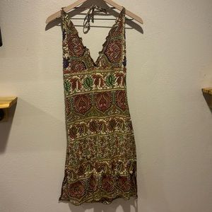 Colorful bead dress